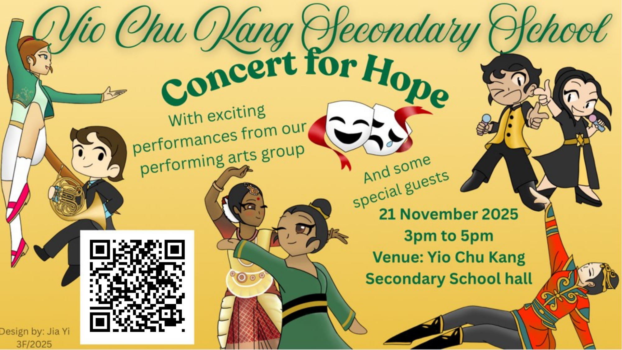 Poster for the Concert of Hope
